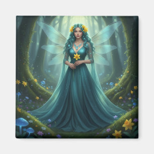 Schöner März Aquamarine Fairy Magnet