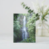 Schöner Maui Wasserfall Postkarte (Stehend Vorderseite)