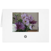 Schöner Mauve und Lila Flower (Rückseite Horizontal)