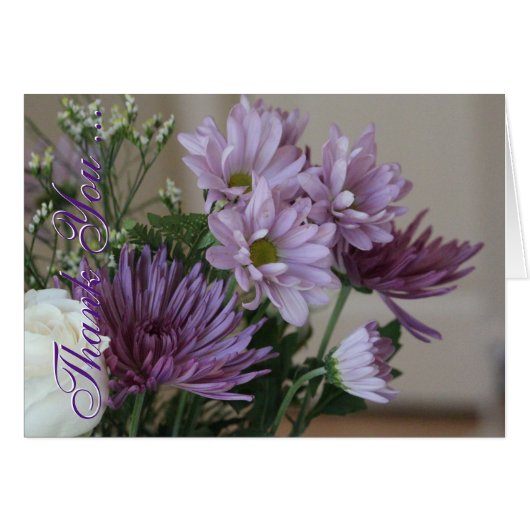 Schöner Mauve und Lila Flower (Vorderseite (Horizontal))