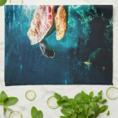 Schöner Meeresschildkröte-Ozean-Unterwasserbild Handtuch (Gefaltet)