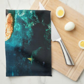 Schöner Meeresschildkröte-Ozean-Unterwasserbild Handtuch (Viertel Falte)