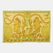 schöner Meerjungausdruck Geschirrtuch (Horizontal)