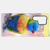 Schöner mehrfarbiger Parrot Samsung Galaxy Hülle (Rückseite (Horizontal))