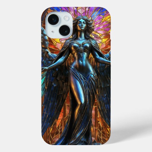 Schöner metallischer Engel Case-Mate iPhone Hülle (Rückseite)