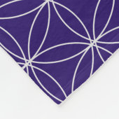 Schöner Metatron-Kubus Fleecedecke (Ecke)