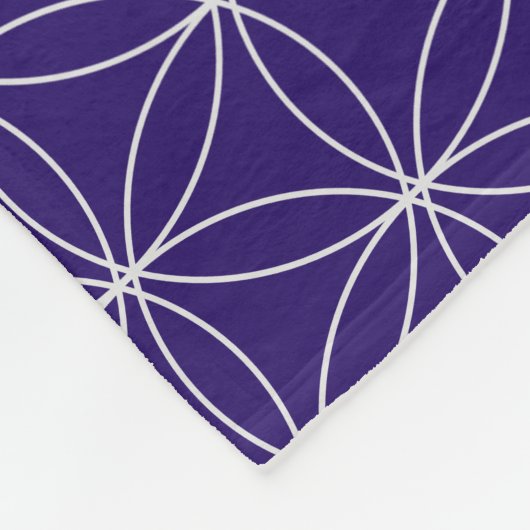 Schöner Metatron-Kubus Fleecedecke (Ecke)