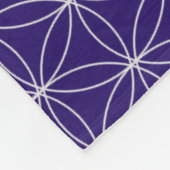 Schöner Metatrons Würfel Fleecedecke (Ecke)