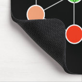Schöner Metatrons Würfel Mousepad (Ecke)