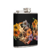 Schöner mexikanischer Frauen-Schädel-Kopf Flachmann (Rechts)