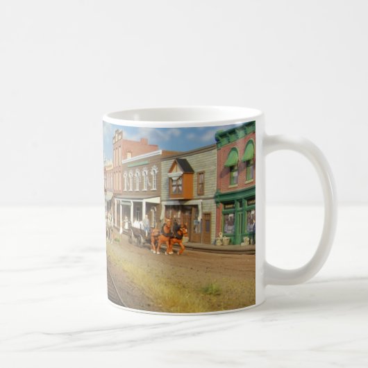 Schöner Modelleisenbahn-Kaffee-Cup Kaffeetasse (Rechts)