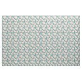 Schöner moderner Blumengarten blau und rosa Stoff (Yard (91,4 cm))