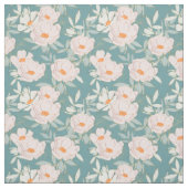 Schöner moderner Blumengarten blau und rosa Stoff (Muster)