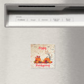 Schöner, moderner glücklicher Erntedankfall Magnet (In Situ (Geschirrspüler))