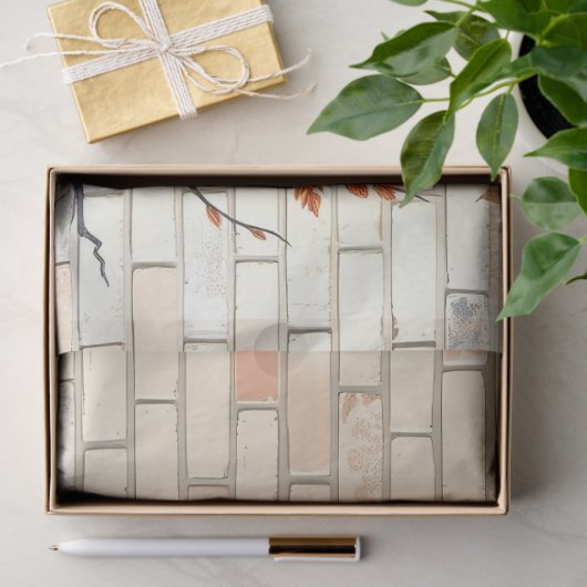 Schöner, moderner glücklicher Erntedankfall Seidenpapier (Geschenk)