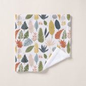 Schöner, moderner Retro-Hübscher Fall Badhandtuch Set (Waschlappen)