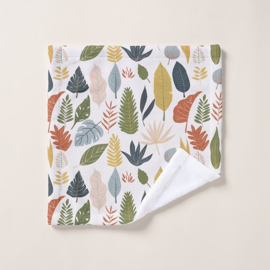 Schöner, moderner Retro-Hübscher Fall Badhandtuch Set (Waschlappen)