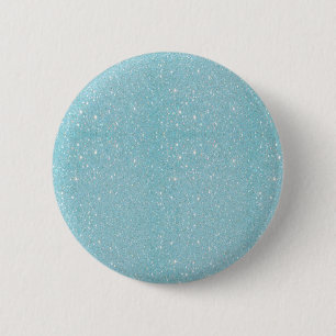 Schöner moderner weicher blauer shinning Glitter Button