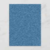 Schöner modischer, gürtnerblauer Glitzer-Effekt Postkarte (Vorderseite)