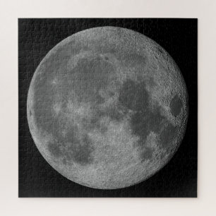 Schöner Mond im Raum Puzzle