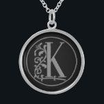 Schöner Mongram Brief K Muttertag, Geburtstag Sterling Silberkette<br><div class="desc">Sie wird diese Sterling Silver Pendant Necklace mit ihrer Monogram Liebe! Schöne Monogram Letter K Choose Size, Style and Metal Finish Mother's Day, Birthday, Verlobung, Bridesmaid Gift Idea! Lieblicher Schmuck für sie! Erinnern Sie sich an Mama, Schwester, Tochter, Tante, Nichte, Freundin, Oma, Ehefrau und Freunde! Mehr Monogram Magic Gifts bei...</div>