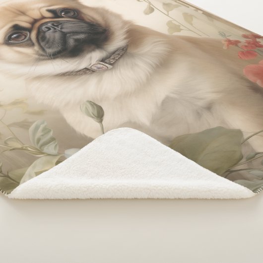 Schöner Mops Sherpadecke (3/4)