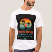 Schöner morgendlicher Design-T - Shirt (Vorderseite)