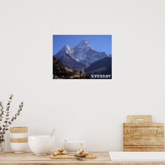 Schöner Mount Everest - Snowy Himalayas Poster (Küche)