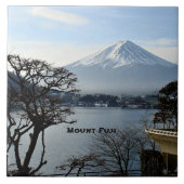 Schöner Mount Fuji Fliese (Vorderseite)