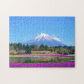 Schöner Mount Fuji | Präfektur Shizuoka Japan Puzzle (Horizontal)