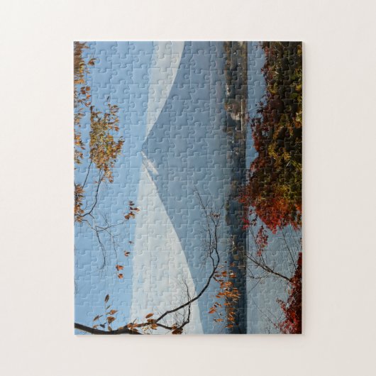 Schöner Mount Fuji | Präfektur Shizuoka Japan Puzzle (Vertikal)