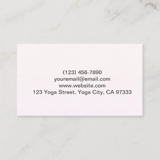 Schöner Mountain Sunset Visitenkarte (Rückseite)