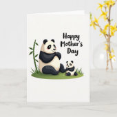 Schöner Muttertag-Bär-Grußkarte Karte (Gelbe Blume)