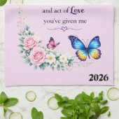 Schöner Muttertag Danke Geschirrtuch (Gefaltet)