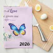 Schöner Muttertag Danke Geschirrtuch (Viertel Falte)