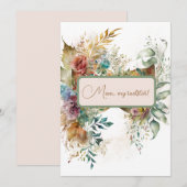 Schöner Muttertag Einladung (Vorne/Hinten)