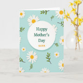 Schöner Muttertag Gänseblümchen Karte (Gelbe Blume)