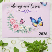 Schöner Muttertag Liebe dich Mama Geschirrtuch (Gefaltet)