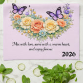 Schöner Muttertag Mamas Liebe Geschirrtuch (Gefaltet)