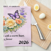 Schöner Muttertag Mamas Liebe Geschirrtuch (Viertel Falte)