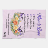 Schöner Muttertag Mamas Liebe Geschirrtuch (Horizontal)