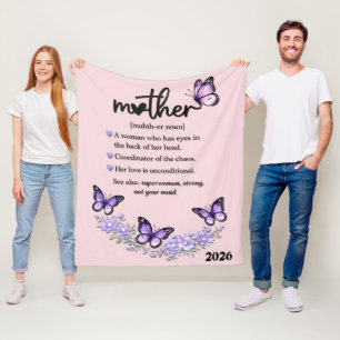 Schöner Muttertag Mutter Fleecedecke
