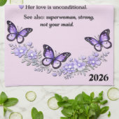 Schöner Muttertag Mutter Geschirrtuch (Gefaltet)