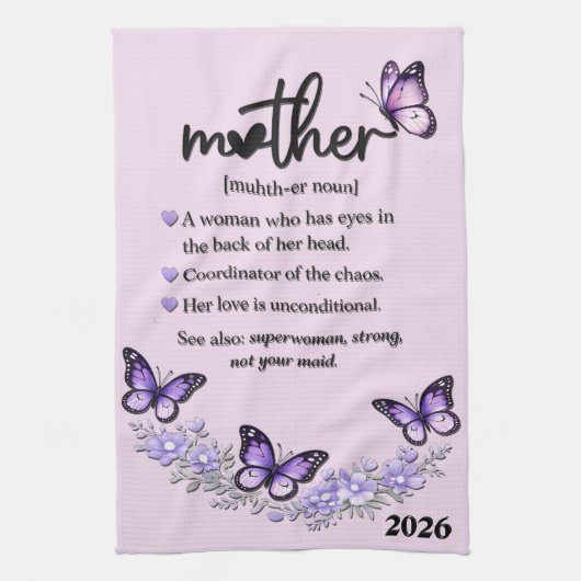 Schöner Muttertag Mutter Geschirrtuch (Vertikal)