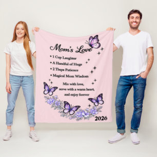 Schöner Muttertag Mutters Liebe Fleecedecke