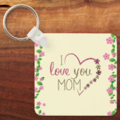 Schöner Muttertag Schlüsselanhänger (Vorderseite)