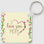 Schöner Muttertag Schlüsselanhänger (Rückseite)