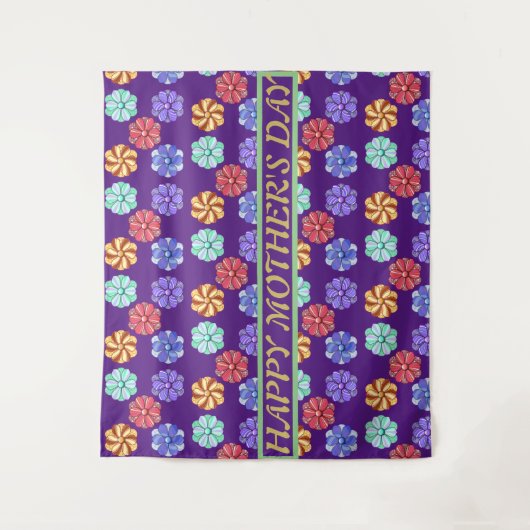 Schöner Muttertag Wandteppich (Vorderseite)