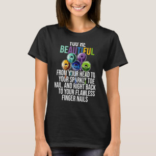 Schöner Nageltechniker Polnisch A T-Shirt