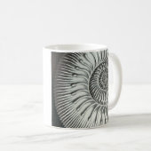 Schöner naher hoher Ammonitbildentwurf Kaffeetasse (VorderseiteRechts)